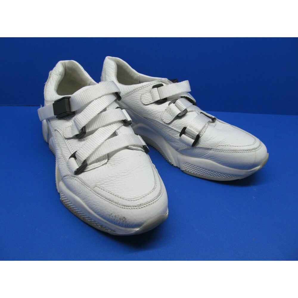 BullBoxer Bella Womens White Leather Sneakers Size US 8 M Made In Portugal